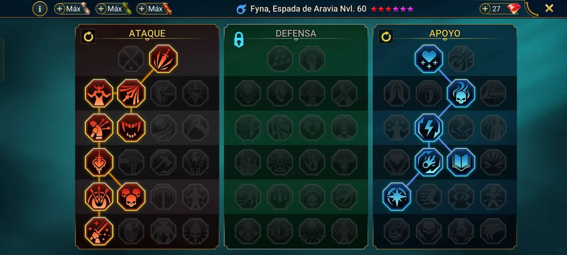 Maestrías Fyna Espada de Aravia