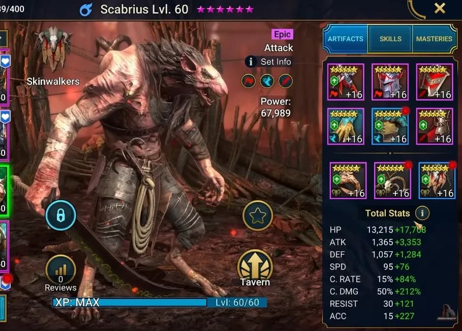 Equipo de Scabrius