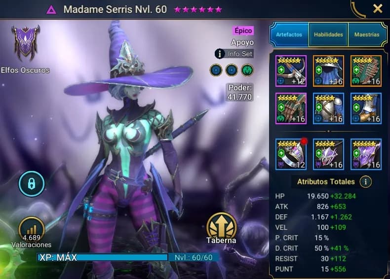 Equipo Madame Serris