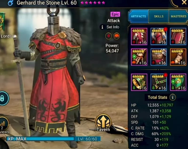 Equipo de Gerhard