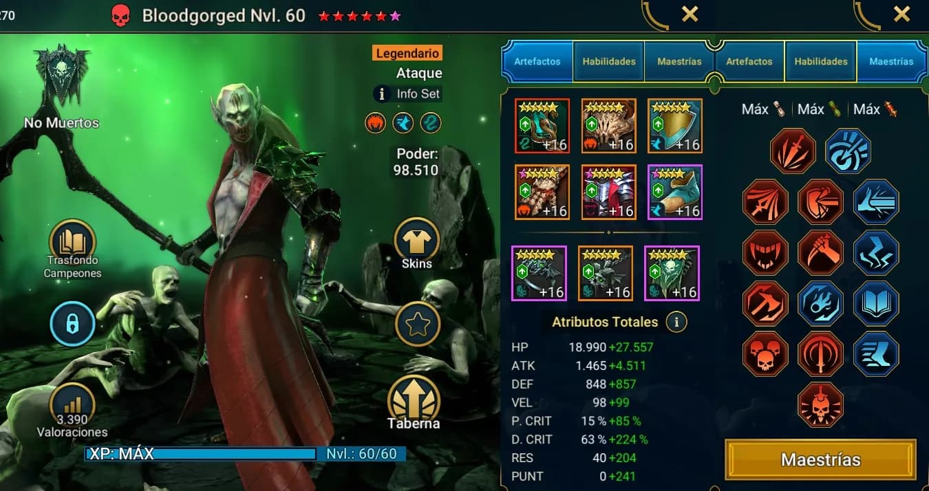 Equipo Bloodgorged