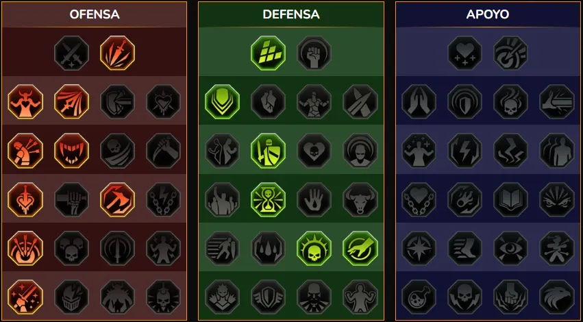 Maestrías Invocador de Guerra
