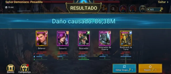 Setup Bloquear Daño e Invocador