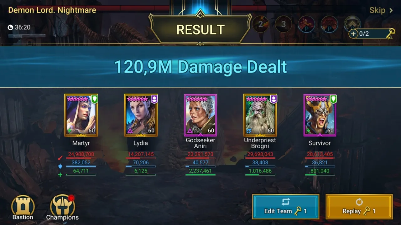 Setup de extender escudos con Brogni