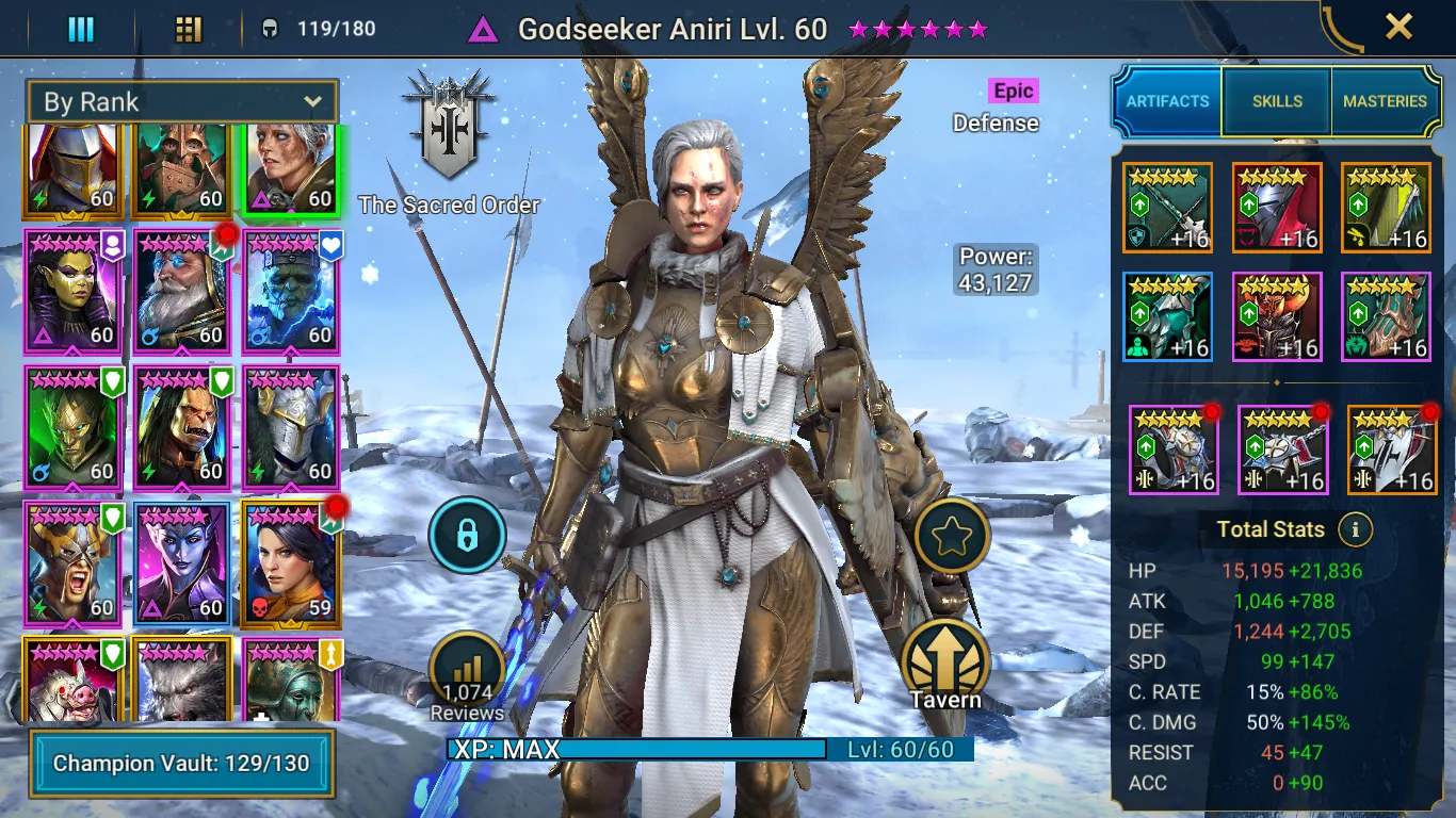 Setup de extender escudos con Brogni