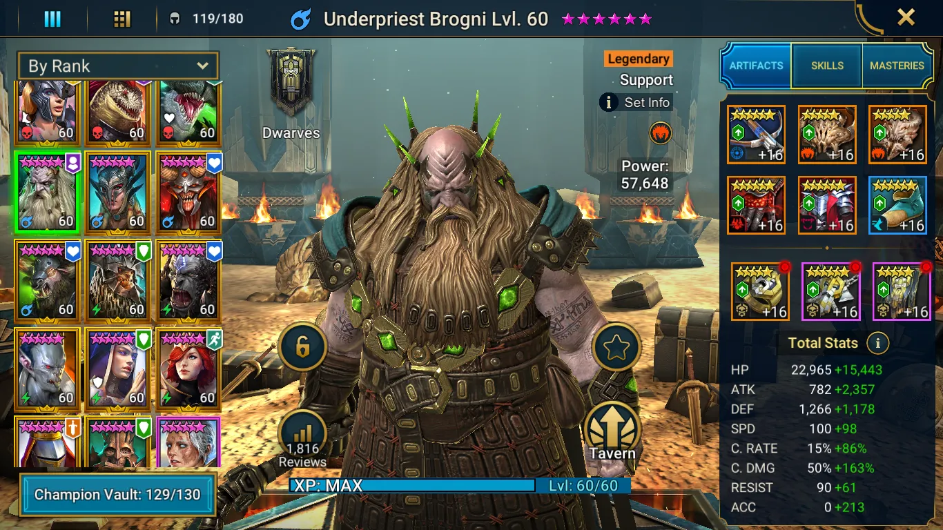 Setup de extender escudos con Brogni