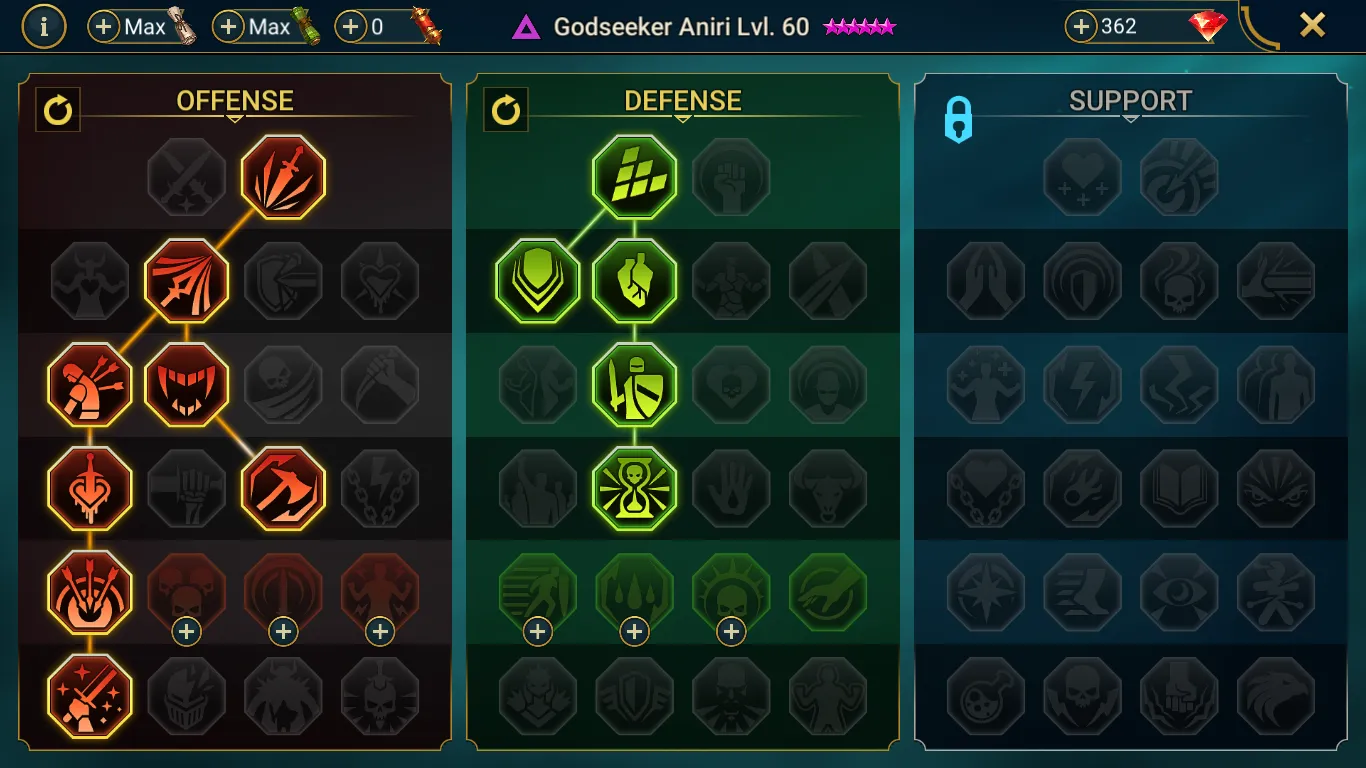 Setup de extender escudos con Brogni