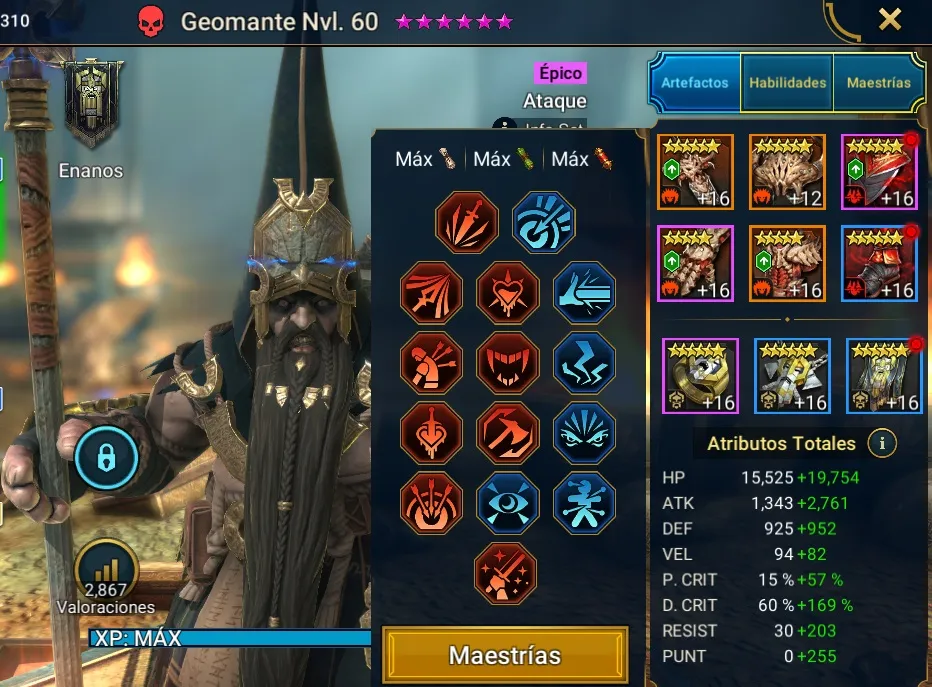 Setup unkreelable Geomante